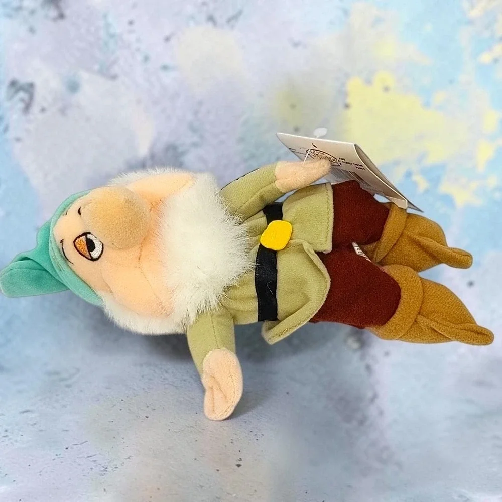 Walt Disney Store Sleepy Dwarf Mini Bean Bag Plush Snow White Seven Dwarfs  NWT